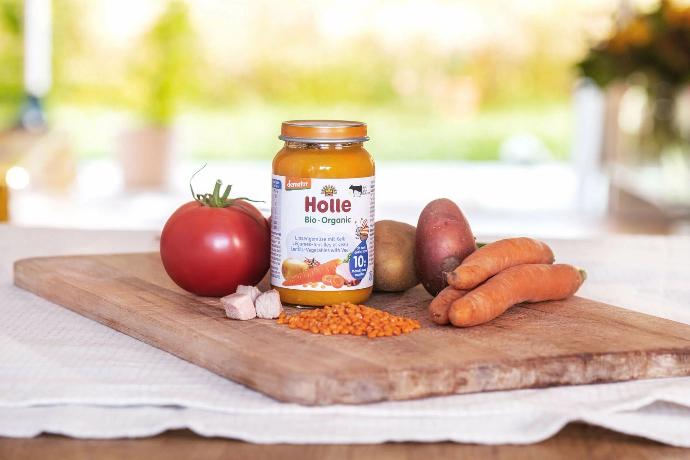 Holle lentils vegetables with veal * 220gr