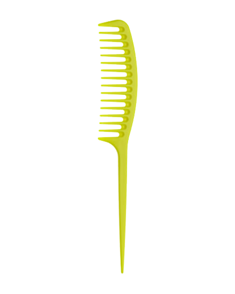 JANEKE FASHION COMB FOR GEL APPLICATION LIME FLUO