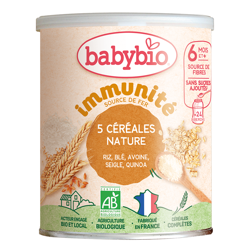 Babybio Multigrains 5 Cereals Organic +6months