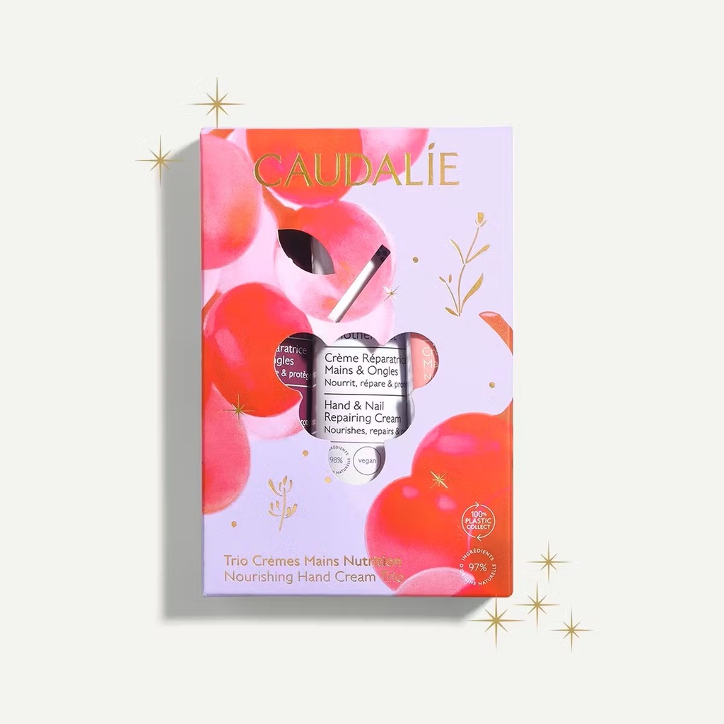 Caudalie Hand Cream Trio Set -Xmas 2025