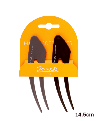 [JG49020BLI TOR] JANEKE HAIR CLIP 14,5 cm, 2PCS