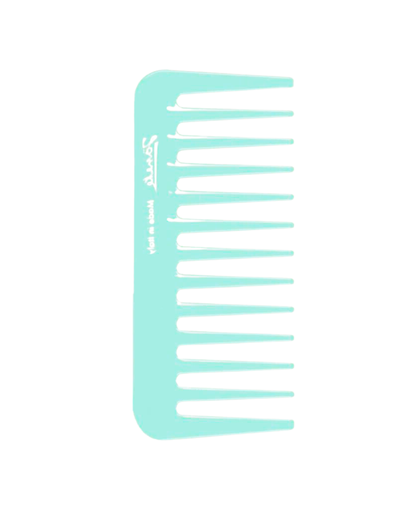 [93872 TSE] JANEKE MINI SUPERCOMB WITH WIDE TEETH  TURQUOISE PASTEL