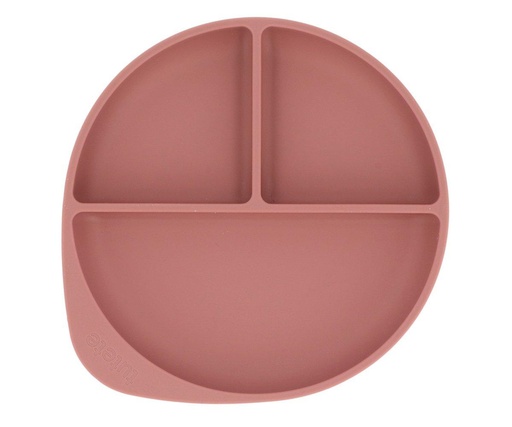 [8434149669996] Tutete Silicone Plate with Suction Brick Blush
