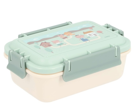 [8434149146985] Tutete Bento Lunch Box The Three Little Pigs