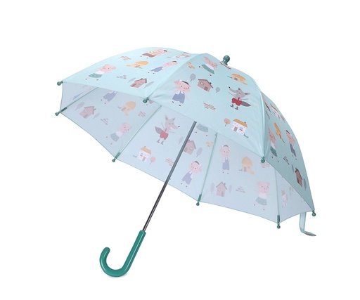 [8434149536977] Tutete The Three Little Pigs Umbrella