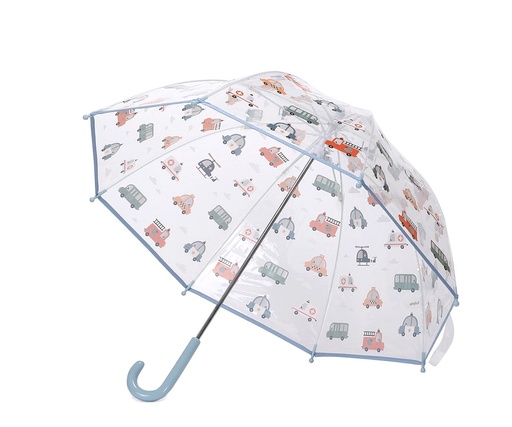 [8434149700798] Tutete Transparente City Cars Umbrella