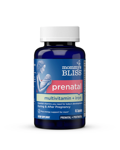 [679234106279] Mommys Bliss Prenatal Multivitamin + Iron ,45 caps